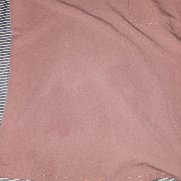 Pink Scrub Set with Green Drawstring - Picture 3 of 3